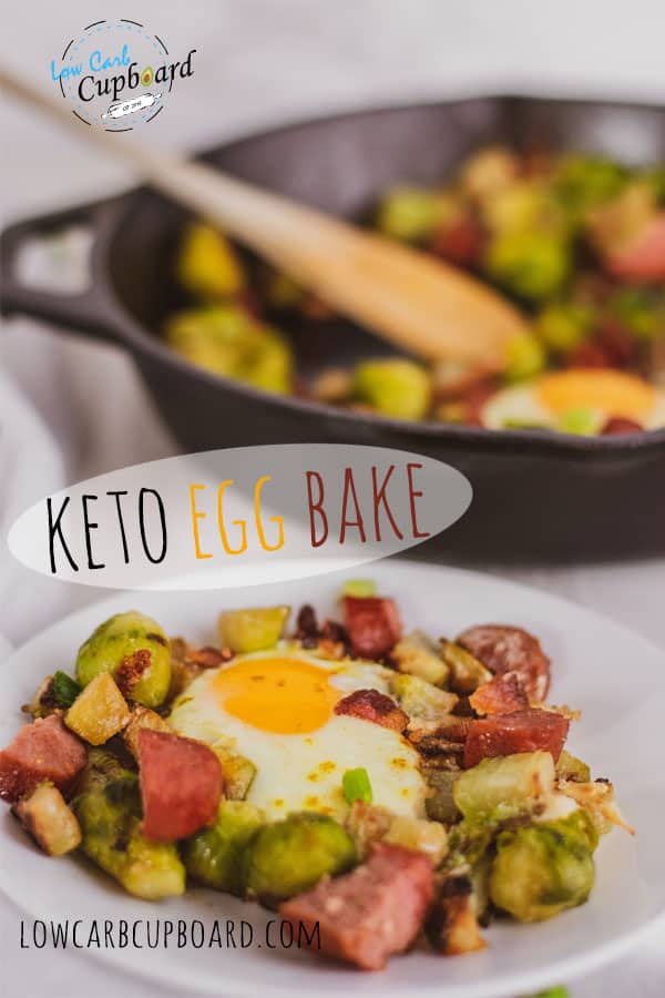 Easy and delicious Keto Egg Bake. This keto breakfast is just like an egg and potato meal. Chayote is the perfect potato substitute #ketobreakfast #ketoeggrecipe 
